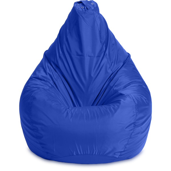 Кресло-мешок «Груша», XL, синий Анфас