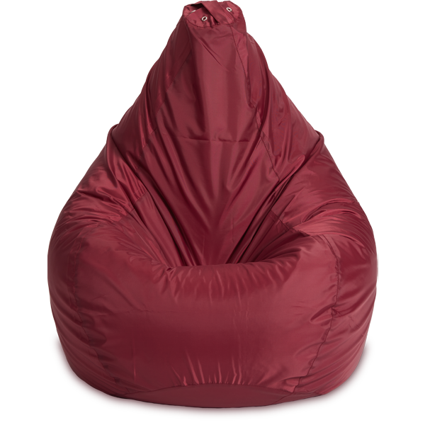 Кресло-мешок «Груша», XL, бордовый Анфас