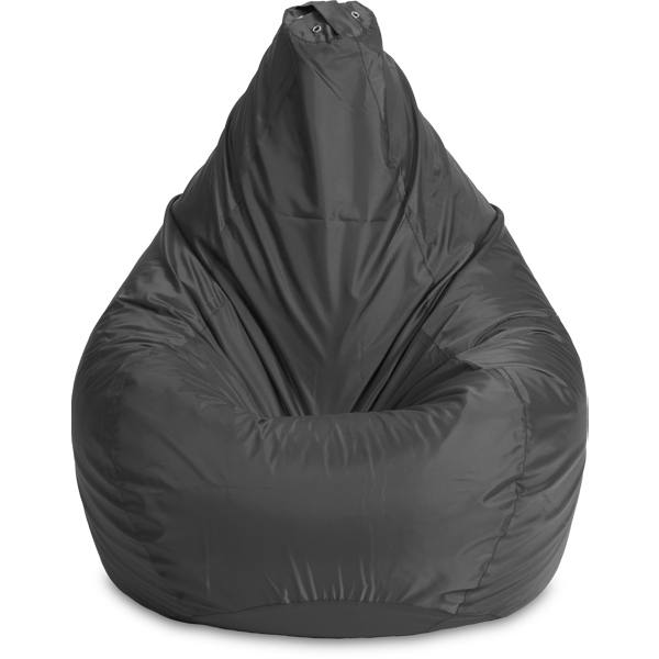 Кресло-мешок «Груша», XL, тёмно серый Анфас