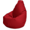 Кресло-мешок «Груша», XL, Кожа Красный Изометрия галлерея
