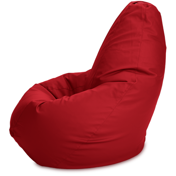 Кресло-мешок «Груша», XL, Кожа Красный Профиль