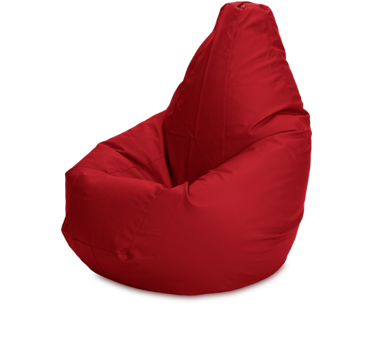 Кресло-мешок «Груша», XL, эко-кожа, Красный