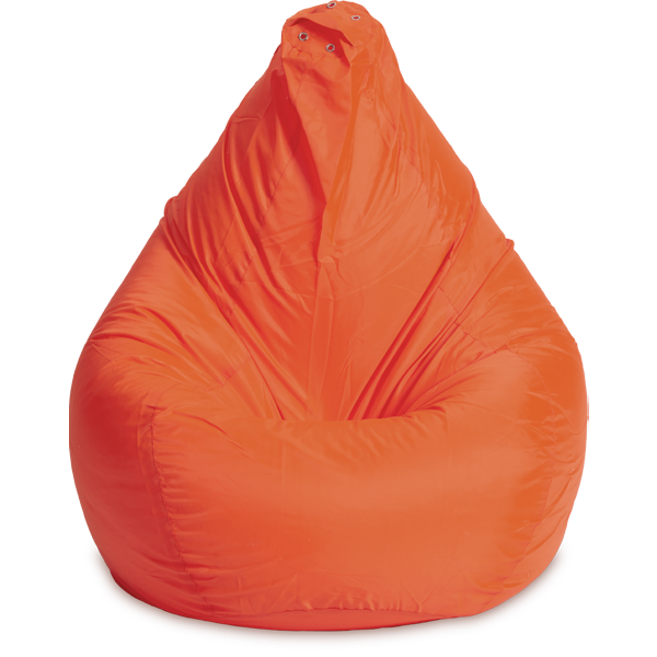 Кресло-мешок «Груша», XL, оранжевый Анфас