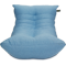 Кресло мешок «Кокон», 70x120x85, Небесно-голубой Анфас галлерея